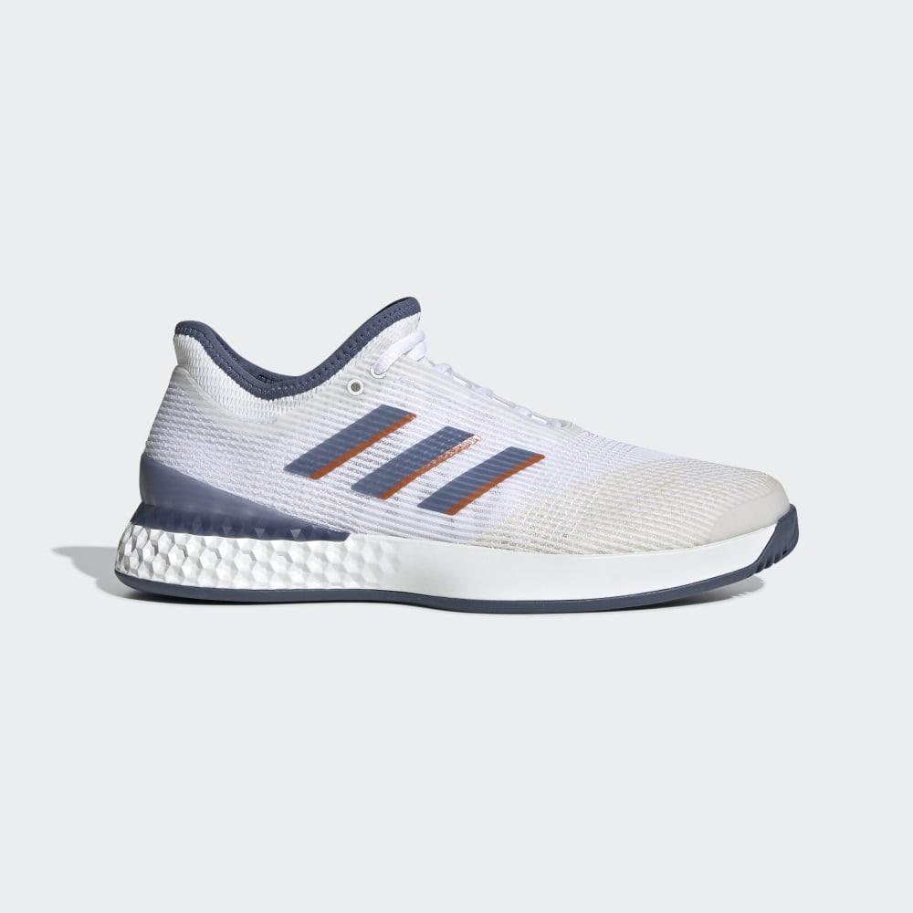 Pantofi Tenis Adidas Adizero Ubersonic 3 Barbati Romania - Albi/Gri Deschis EF1152